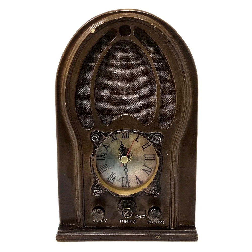 Home Interiors And Gifts Clock - looks like Cathedral Radio